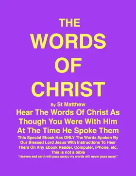 Procopio |  THE WORDS OF CHRIST By St Matthew | eBook | Sack Fachmedien