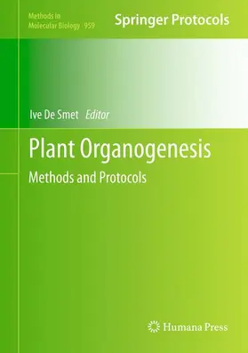De Smet |  Plant Organogenesis | Buch |  Sack Fachmedien