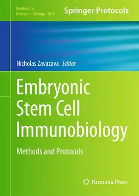 Zavazava | Embryonic Stem Cell Immunobiology | Buch | 978-1-62703-477-7 | www.sack.de