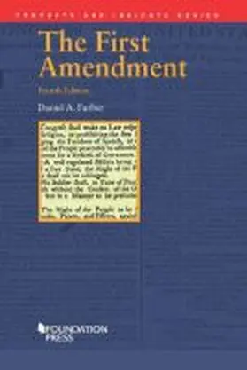Farber |  The First Amendment | Buch |  Sack Fachmedien