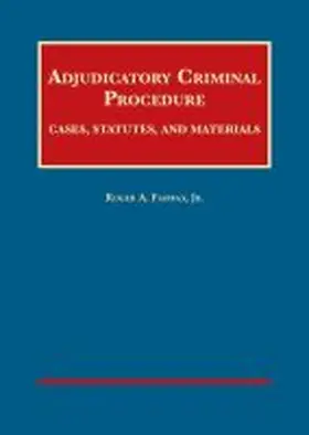  Adjudicatory Criminal Procedure | Buch |  Sack Fachmedien