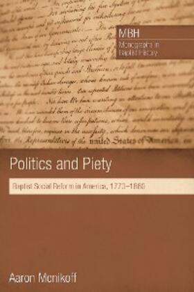 Menikoff |  Politics and Piety | eBook | Sack Fachmedien