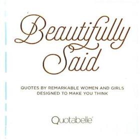 Weger / Williamson |  Beautifully Said | Buch |  Sack Fachmedien