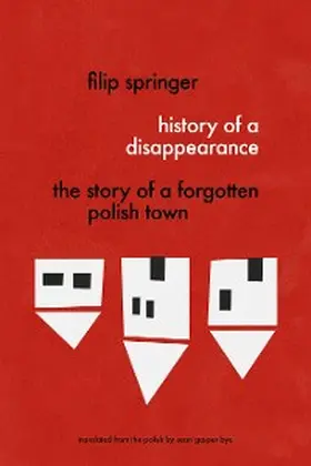 Springer |  History of a Disappearance | eBook | Sack Fachmedien