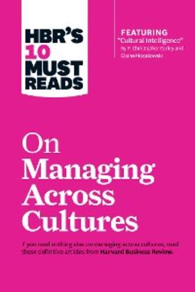 Review | HBR's 10 Must Reads on Managing Across Cultures (with featured article "Cultural Intelligence" by P. Christopher Earley and Elaine Mosakowski) | E-Book | sack.de