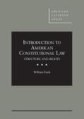 Funk |  Introduction to American Constitutional Law | Buch |  Sack Fachmedien