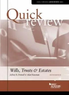  Quick Review of Wills, Trusts, and Estates | Buch |  Sack Fachmedien