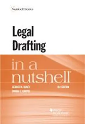 Kuney |  Legal Drafting in a Nutshell | Buch |  Sack Fachmedien