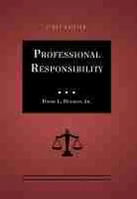 Hudson |  Professional Responsibility | Buch |  Sack Fachmedien