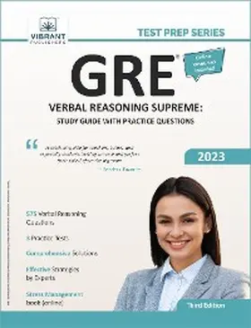 Publishers |  GRE Verbal Reasoning Supreme: Study Guide with Practice Questions (Test Prep Series) | eBook | Sack Fachmedien