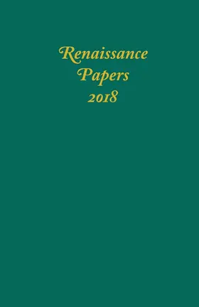 Pearce / Risvold |  Renaissance Papers 2018 | Buch |  Sack Fachmedien