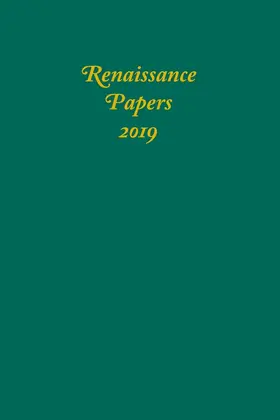 Pearce / Given |  Renaissance Papers 2019 | Buch |  Sack Fachmedien