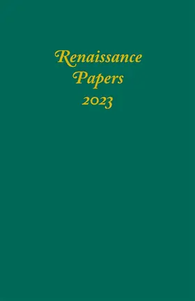 Pearce / Estevez |  Renaissance Papers 2023 | Buch |  Sack Fachmedien