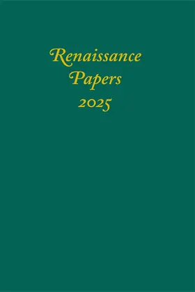 Pearce / Pyles |  Renaissance Papers 2025 | Buch |  Sack Fachmedien