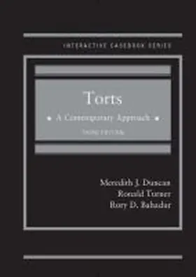Duncan |  Torts, A Contemporary Approach | Buch |  Sack Fachmedien