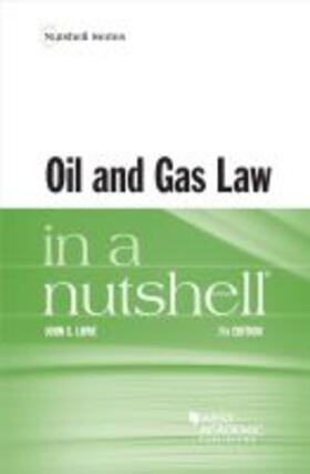 Oil and Gas Law in a Nutshell | Buch | 978-1-64020-115-6 | sack.de