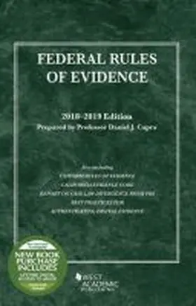  Federal Rules of Evidence, with Faigman Evidence Map, 2018-2019 Edition | Buch |  Sack Fachmedien