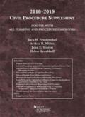Friedenthal |  Civil Procedure Supplement, for Use with All Pleading and Procedure Casebooks, 2018-2019 | Buch |  Sack Fachmedien