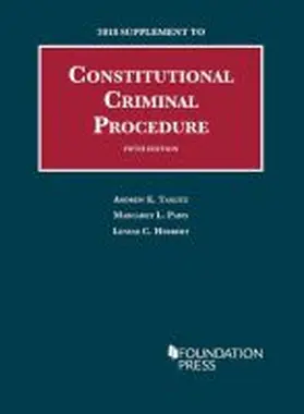 Taslitz |  Constitutional Criminal Procedure | Buch |  Sack Fachmedien