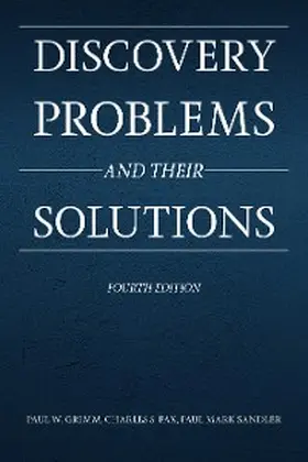 Grimm / Fax / Sandler |  Discovery Problems and Their Solutions, Fourth Edition | eBook | Sack Fachmedien