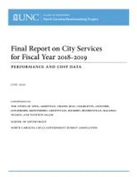 Roenigk |  Final Report on City Services for Fiscal Year 2018-2019: Performance and Cost Data | Buch |  Sack Fachmedien