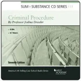 Sum and Substance Audio on Criminal Procedure | Sonstiges |  Sack Fachmedien