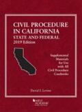 Levine |  Civil Procedure in California, 2019 | Buch |  Sack Fachmedien