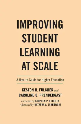 Fulcher / Prendergast |  Improving Student Learning at Scale | Buch |  Sack Fachmedien