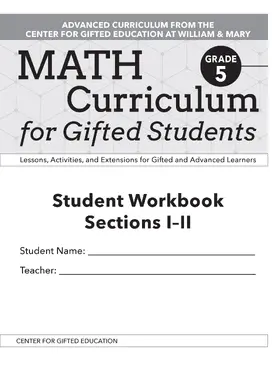 McKowen Patti Jess |  Math Curriculum for Gifted Students | Buch |  Sack Fachmedien