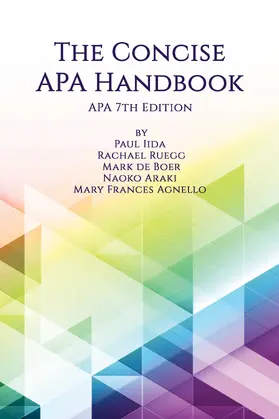 Iida / Ruegg / Araki |  Concise APA Handbook | eBook | Sack Fachmedien