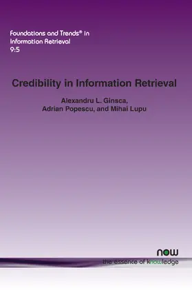Ginsca / Popescu / Lupu |  Credibility in Information Retrieval | Buch |  Sack Fachmedien