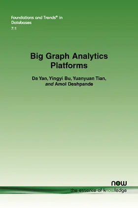 Yan / Yingyi / Tian |  Big Graph Analytics Platforms | Buch |  Sack Fachmedien