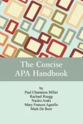 The Concise APA Handbook | Buch | 978-1-68123-773-2 | www.sack.de