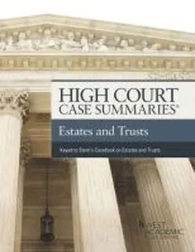 Staff |  High Court Case Summaries, Estates and Trusts | Buch |  Sack Fachmedien