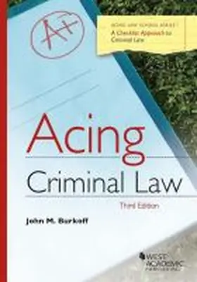 Burkoff |  Acing Criminal Law | Buch |  Sack Fachmedien
