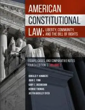 Kommers |  American Constitutional Law | Buch |  Sack Fachmedien