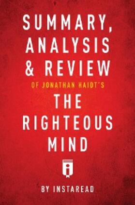 Summaries | Summary, Analysis & Review of Jonathan Haidt's The Righteous Mind by Instaread | E-Book | sack.de