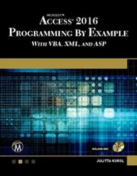 Korol | Microsoft Access 2016 Programming By Example | E-Book | www.sack.de