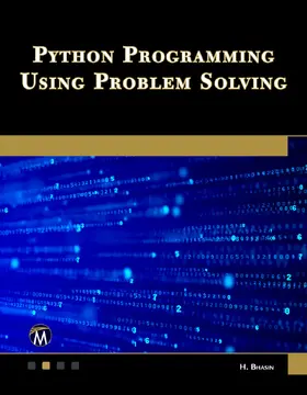 Bhasin | Python Programming Using Problem Solving | Buch | 978-1-68392-862-1 | sack.de