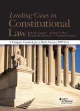 Leading Cases in Constitutional Law, A Compact Casebook for a Short Course, 2019 | Buch | 978-1-68467-274-5 | sack.de