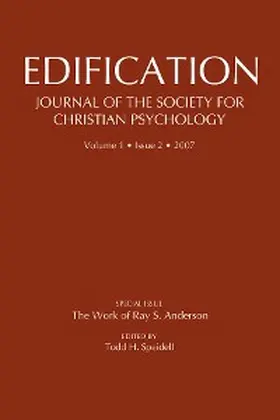 Speidell |  Edification-Journal of the Society of Christian Psychology | eBook | Sack Fachmedien
