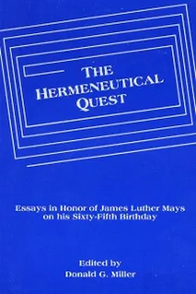 Miller |  The Hermeneutical Quest | eBook | Sack Fachmedien