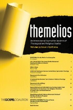 Carson |  Themelios, Volume 39, Issue 1 | eBook | Sack Fachmedien