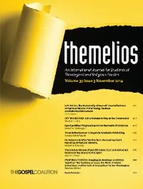 Carson | Themelios, Volume 39, Issue 3 | E-Book | www.sack.de