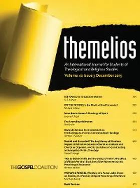 Carson |  Themelios, Volume 40, Issue 3 | eBook | Sack Fachmedien