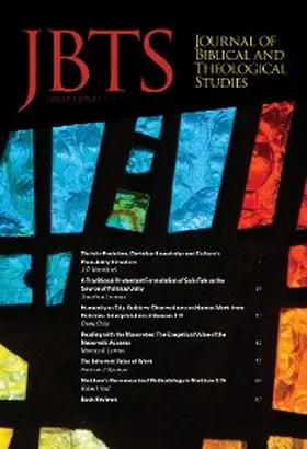 Diffey / Brandt / McLendon |  Journal of Biblical and Theological Studies, Issue 2.1 | eBook | Sack Fachmedien