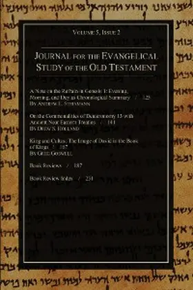 Andrews |  Journal for the Evangelical Study of the Old Testament, 5.2 | eBook | Sack Fachmedien