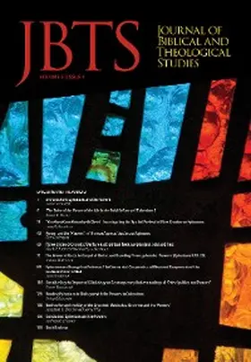 Diffey / Brandt / McLendon |  Journal of Biblical and Theological Studies, Issue 5.1 | eBook | Sack Fachmedien