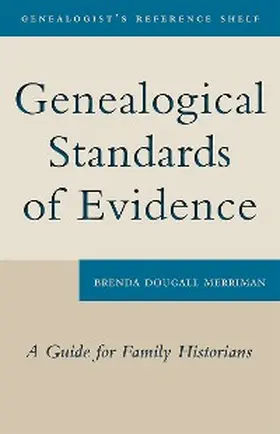 Merriman |  Genealogical Standards of Evidence | eBook | Sack Fachmedien