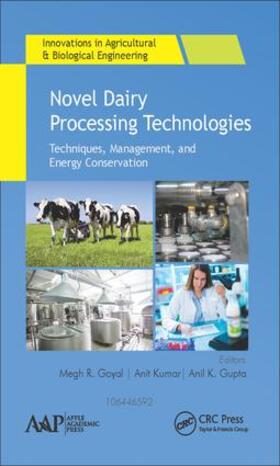 Goyal / Kumar / Gupta |  Novel Dairy Processing Technologies | Buch |  Sack Fachmedien
